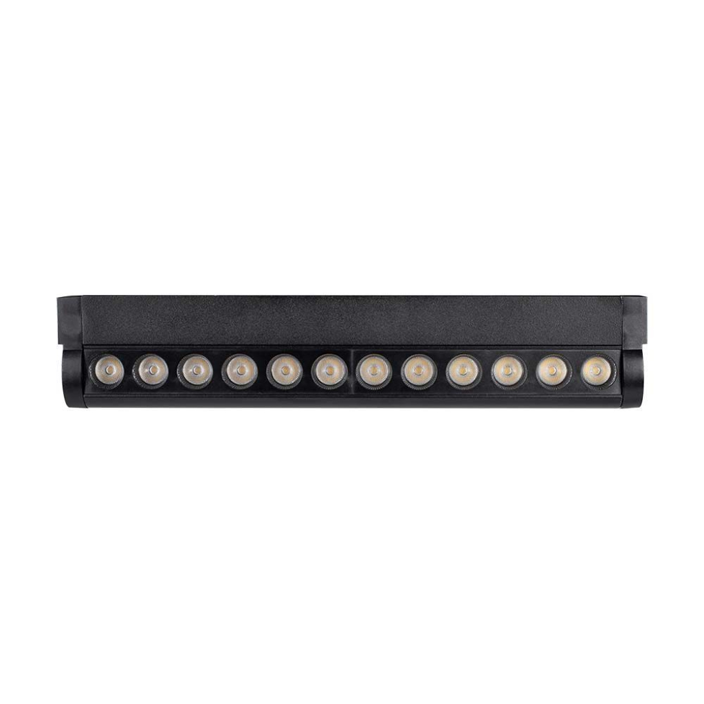 Spot LED sur rail magnétique slim 12 W — IP20, 3000K (VT-42012)