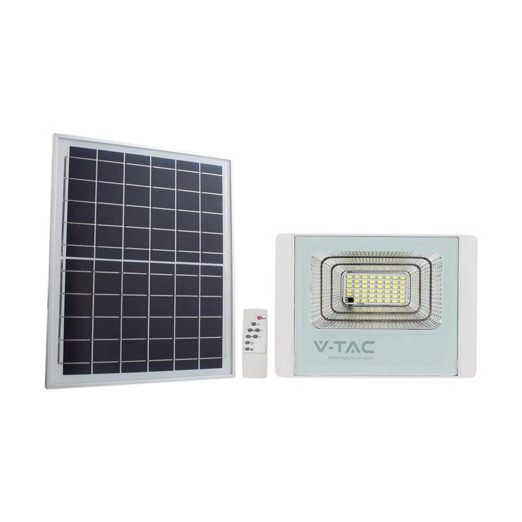 Projecteur LED solaire — IP65, 4000K (VT-60W)