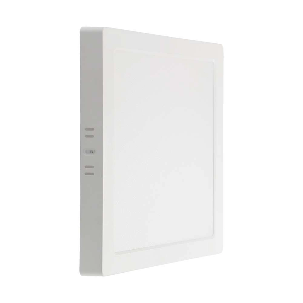 Plafonnier LED carré 18 W — IP20, 6500K (VT-60018)