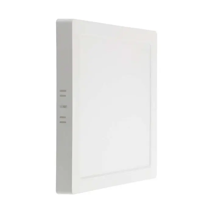 Plafonnier LED carré 24 W — IP20, 3000K (VT-60024CCT)
