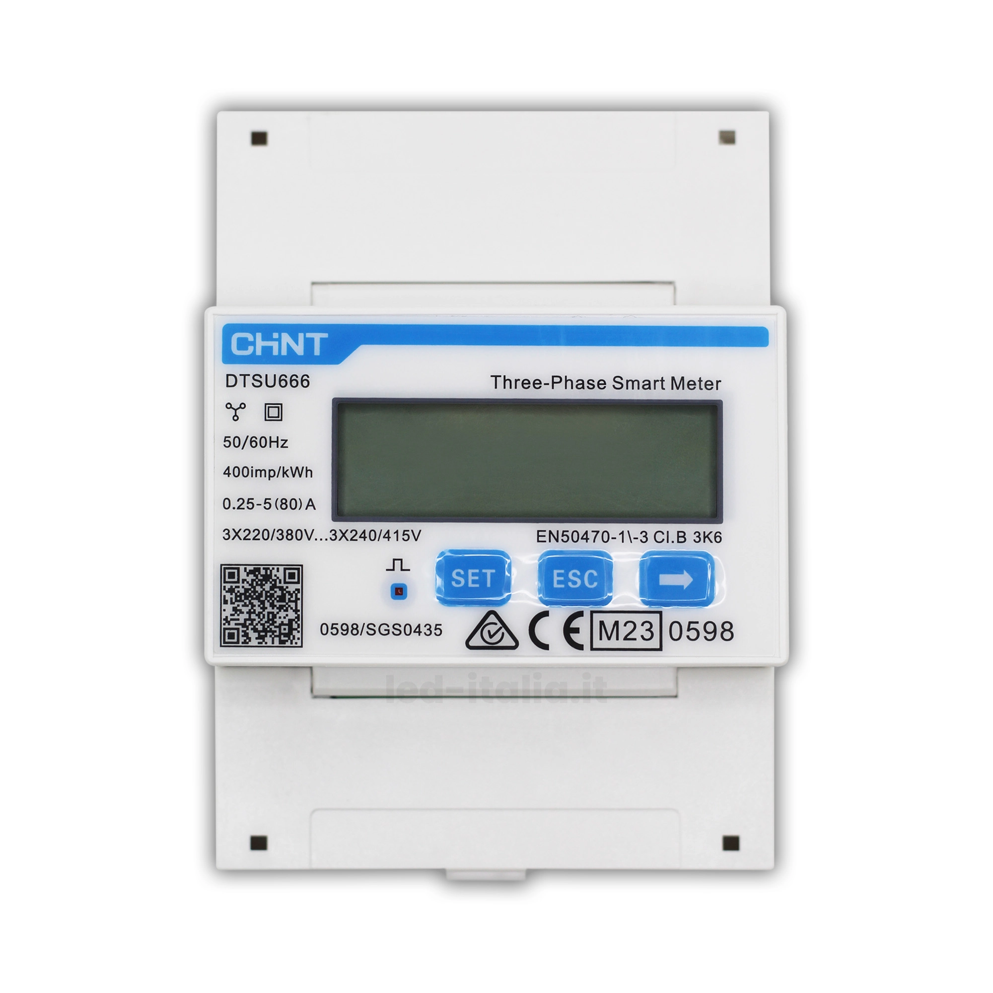Module de supervision et comptage d'énergie 80 A — CHINT (DTSU666)
