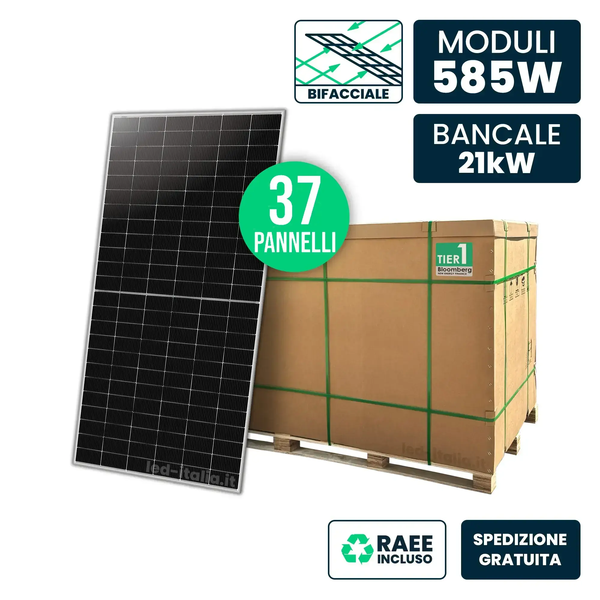 Panneau solaire photovoltaïque 585 Wp (1193537)