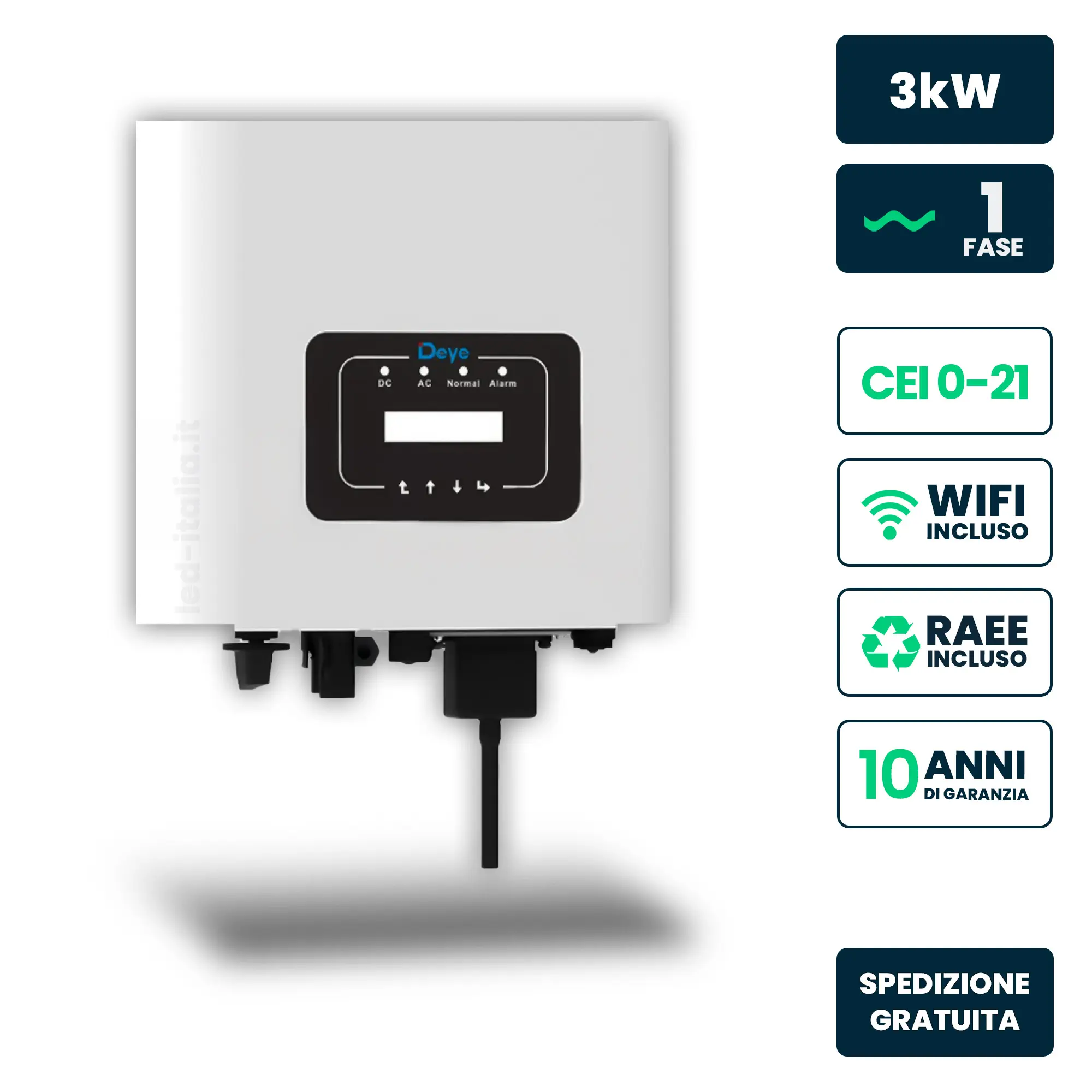 Onduleur solaire 3 kW — Deye