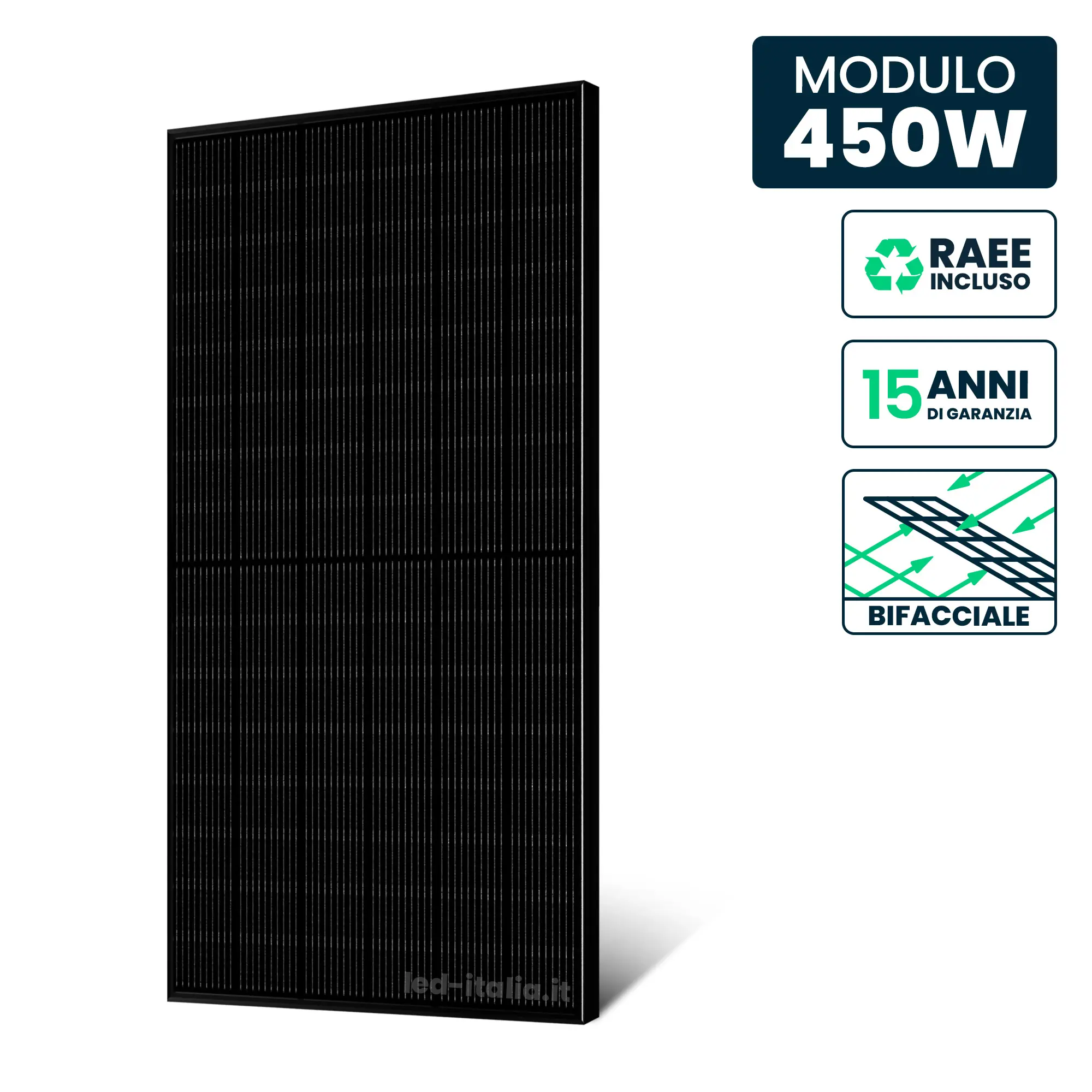Panneau solaire photovoltaïque 450 Wp (12451)