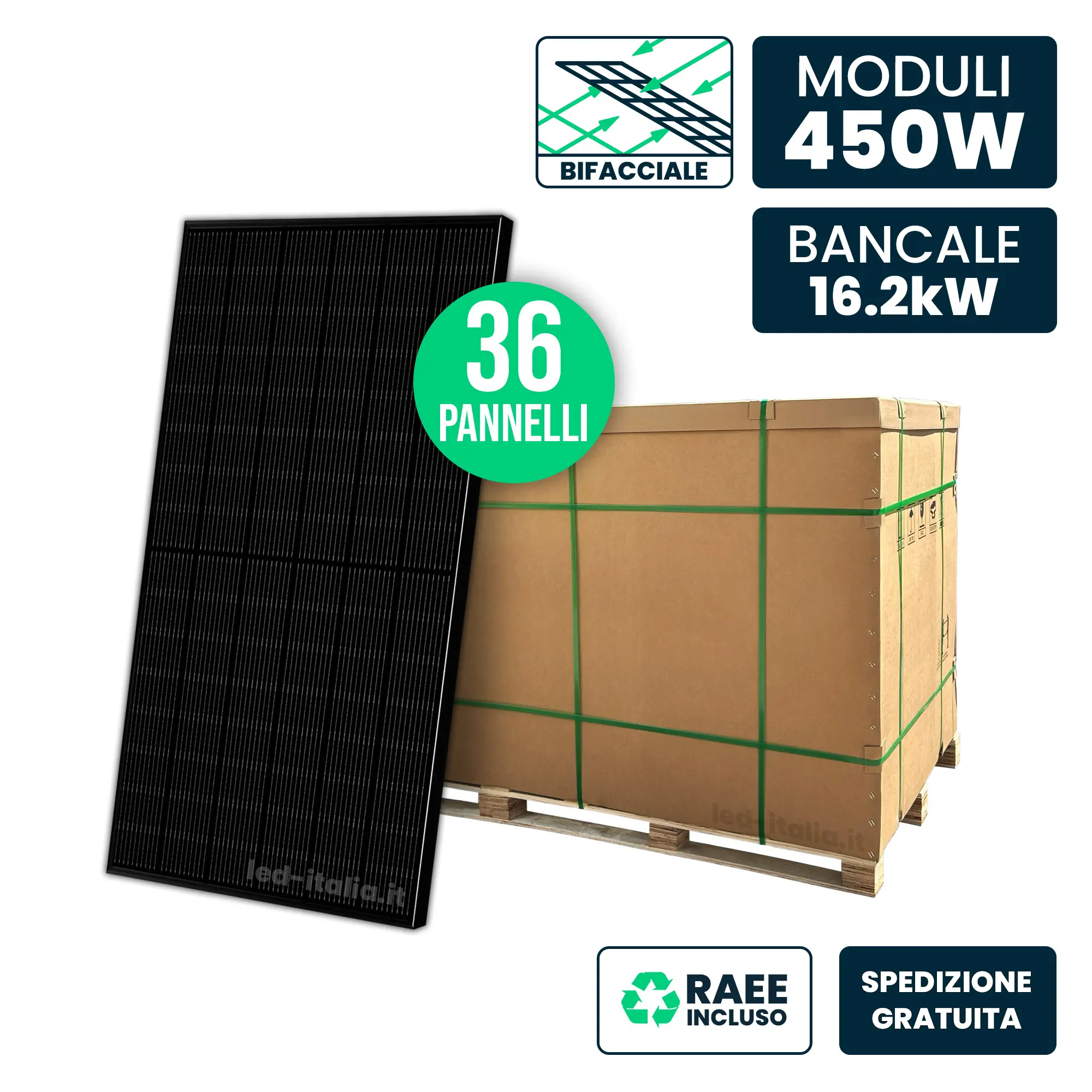 Panneau solaire photovoltaïque 450 Wp (1245136)