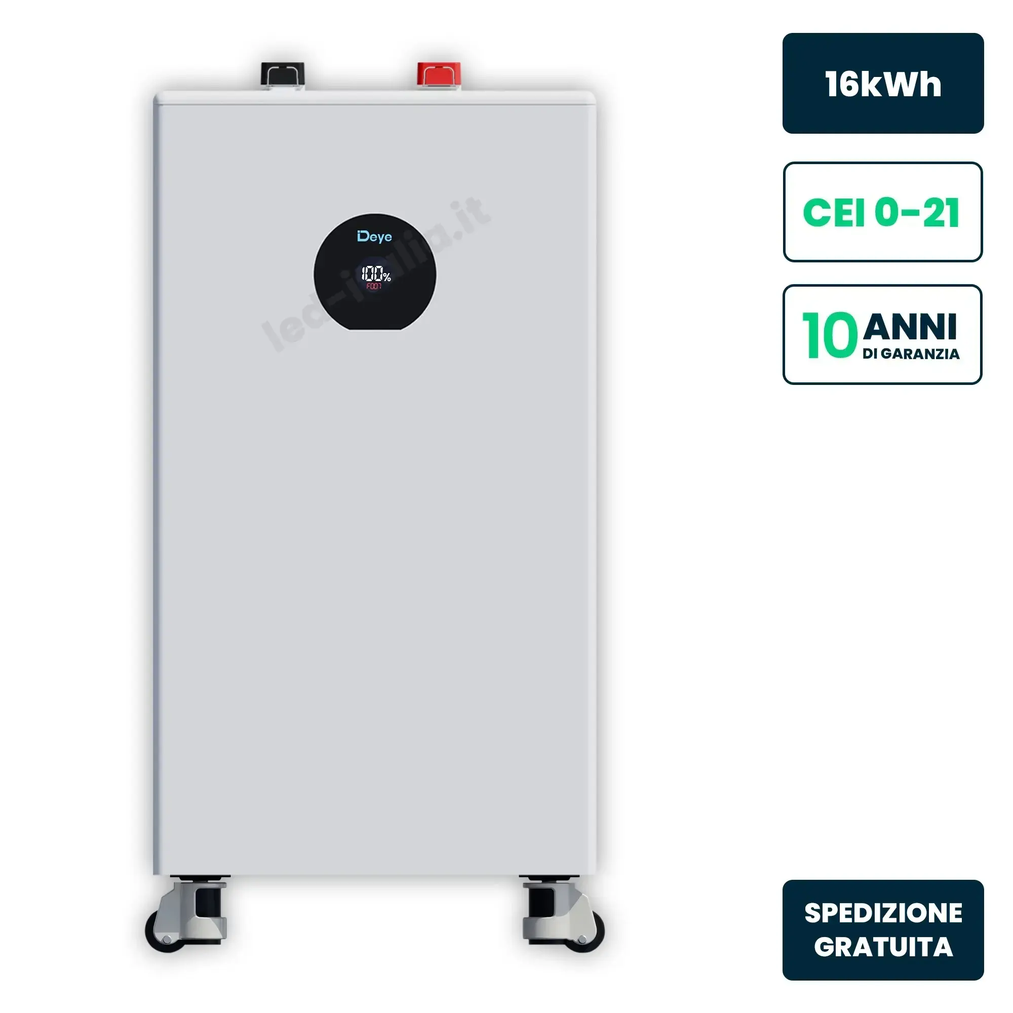 Batterie de stockage solaire 16 kWh — Deye