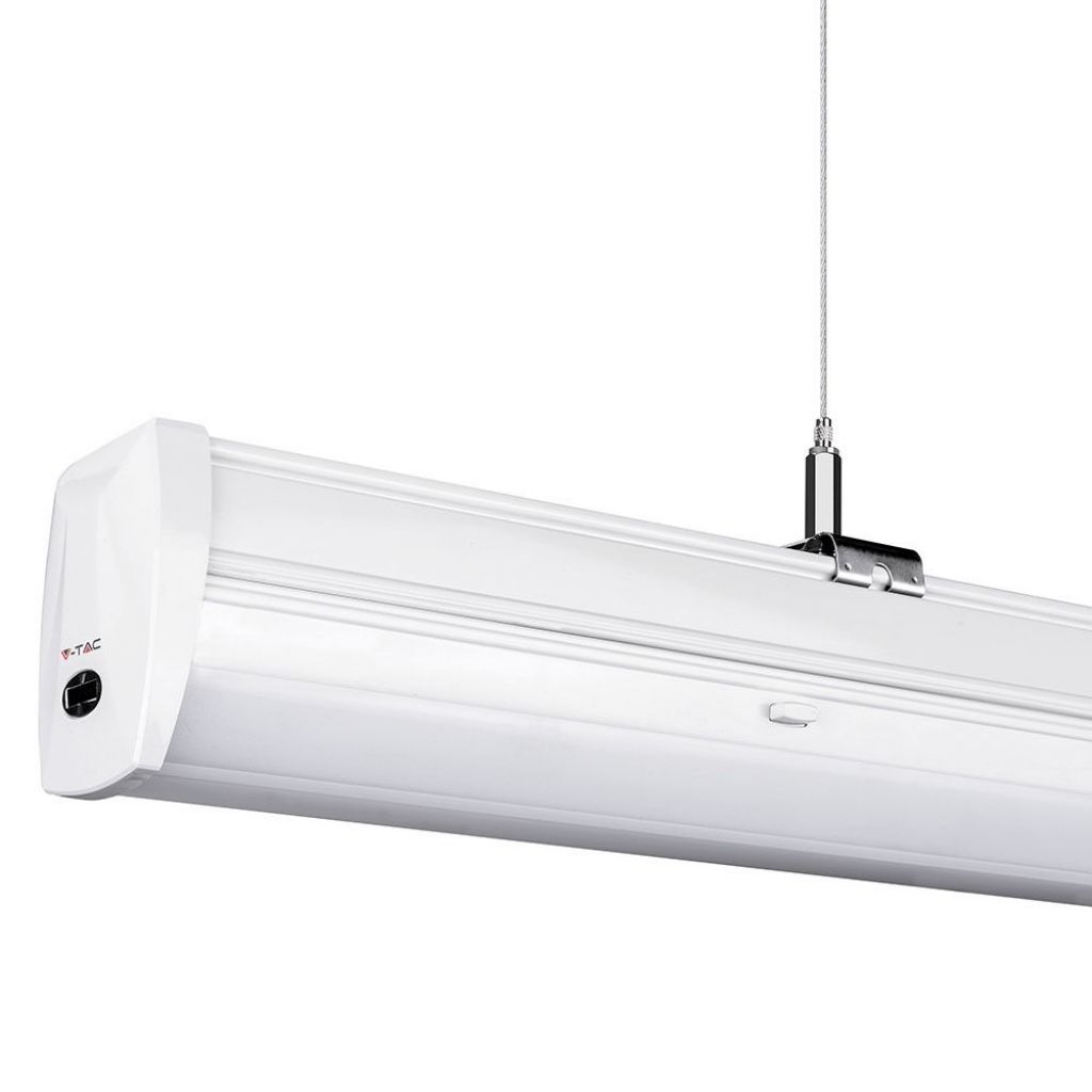 Luminaire LED linéaire suspendu 50 W — IP20, 4000K (VT-4551D)