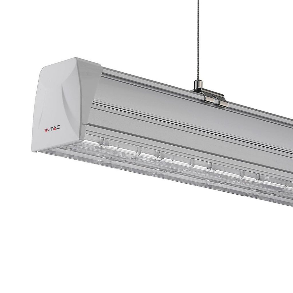 Luminaire LED linéaire suspendu 50 W — IP20, 4000K (VT-4550D)