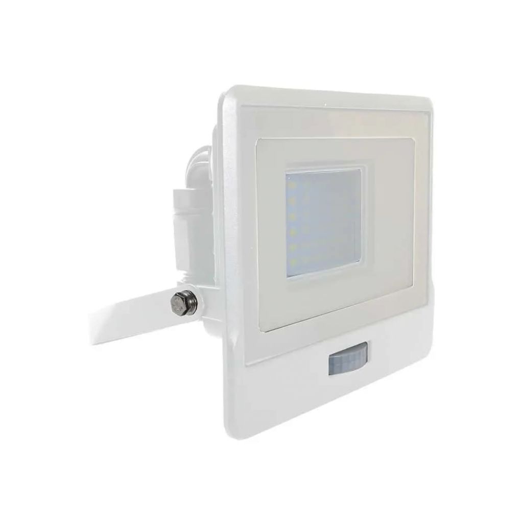 Projecteur LED avec détecteur 30 W — IP65, 6500K (VT-138S)