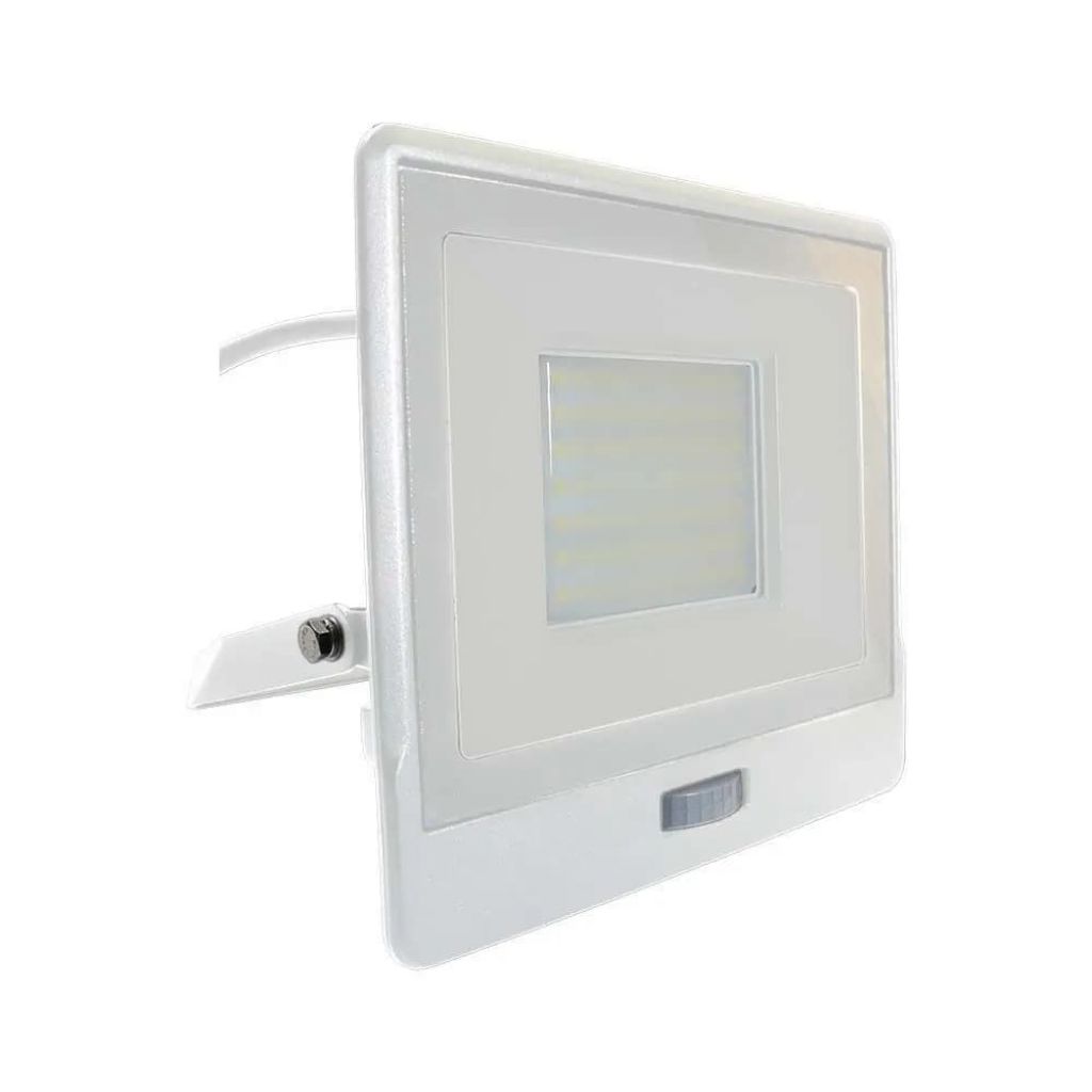 Projecteur LED avec détecteur 50 W — IP65, 6500K (VT-158S-1-W)