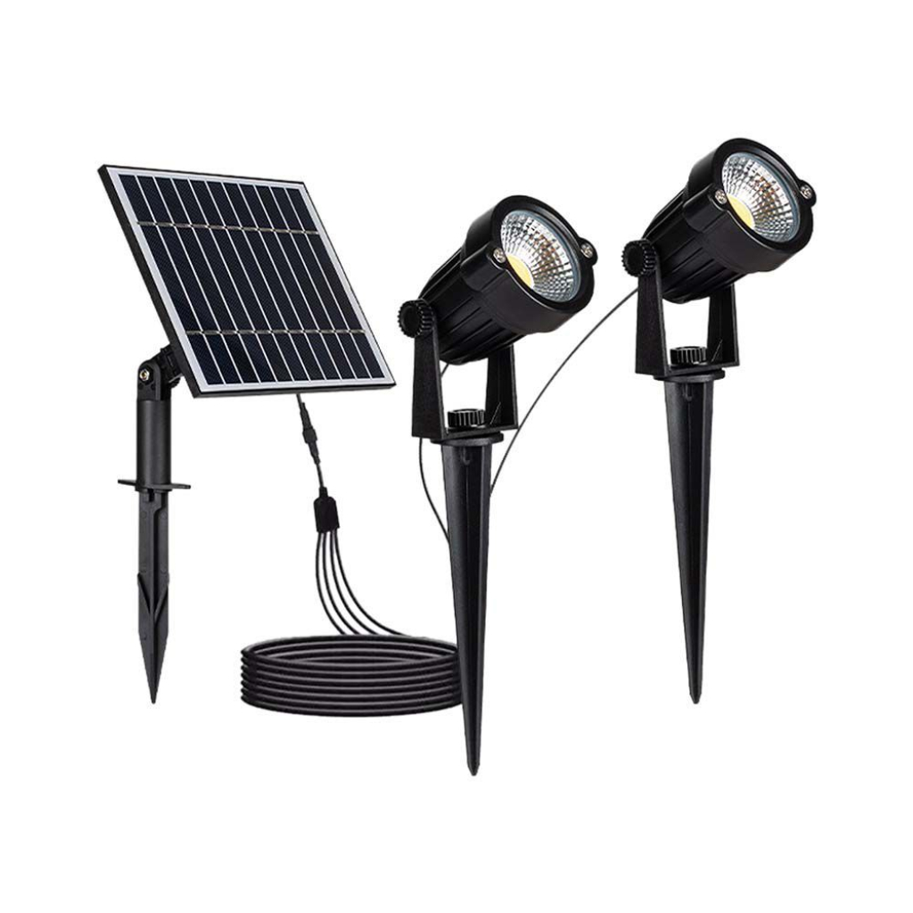 Lampe LED solaire de jardin 1,2 W — IP65, 3000K (VT-11031)