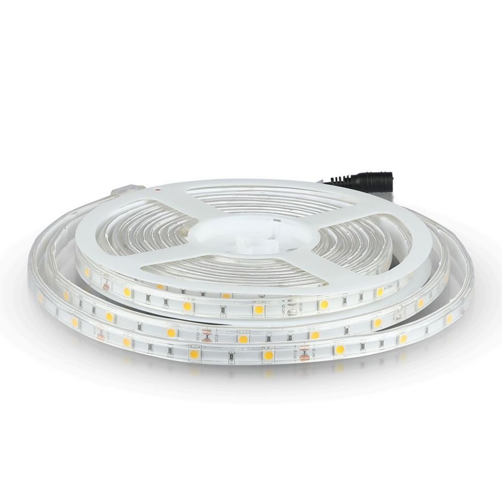 Bobine de ruban LED — IP65, 3000K (VT-5050-30-IP65-N)