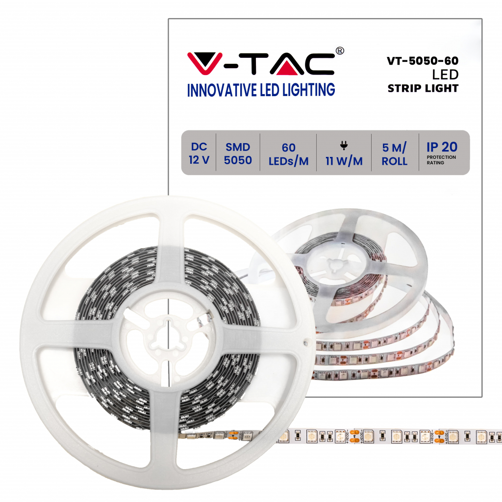 Bobine de ruban LED — IP20 (VT-5050-60-IP20-11)