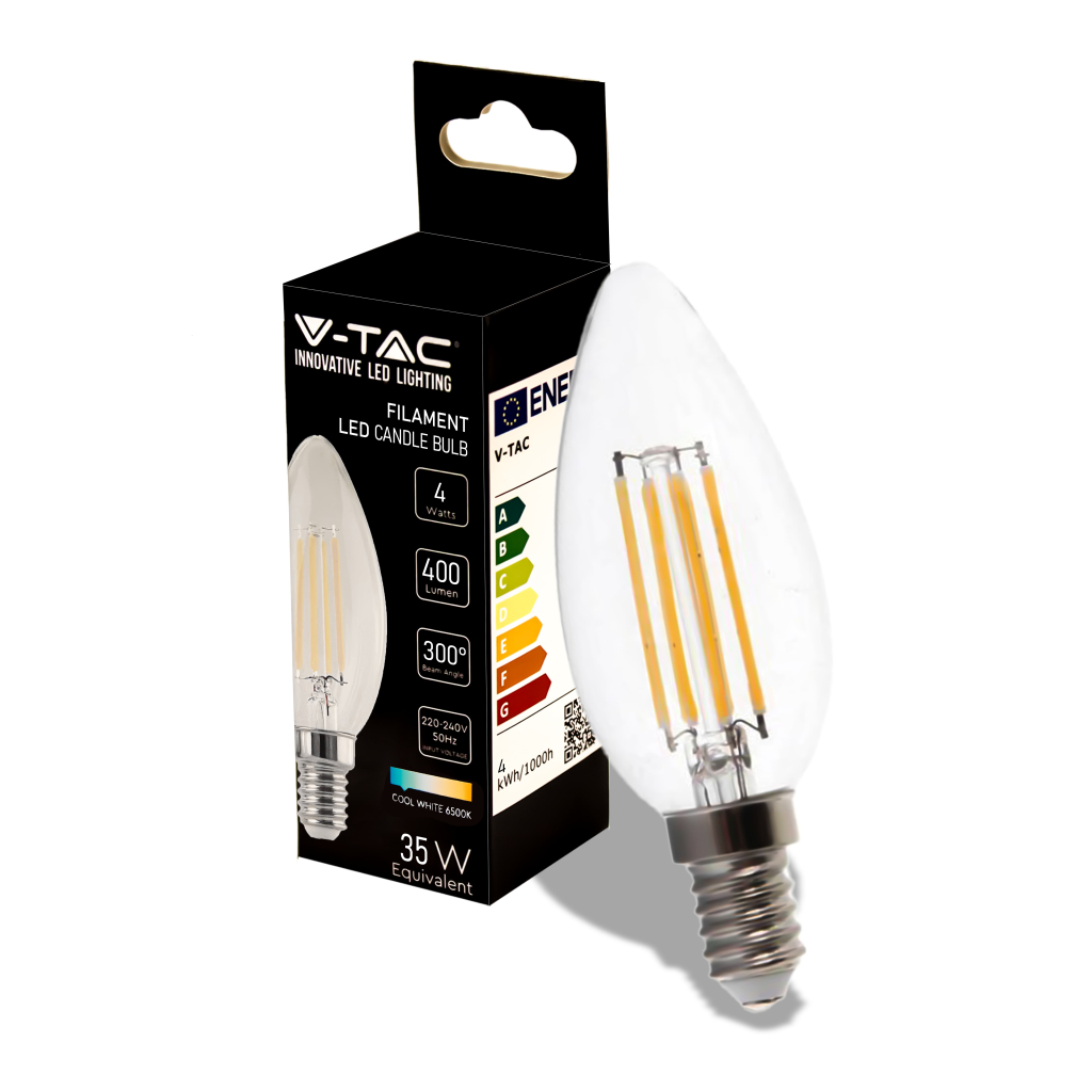 Ampoule LED E14 4 W — Candela, 6500K (VT-1986)