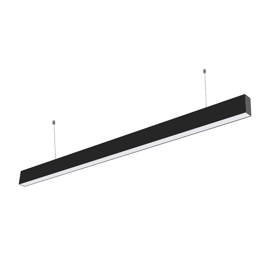 Luminaire LED linéaire suspendu 40 W — IP20, 6400K (VT-7-40-B)