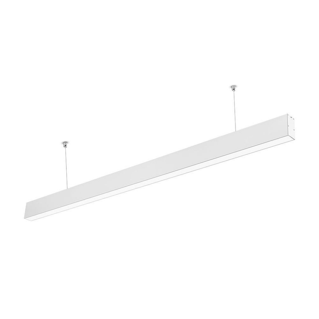 Luminaire LED linéaire suspendu 40 W — IP20, 6400K (VT-7-40-W)
