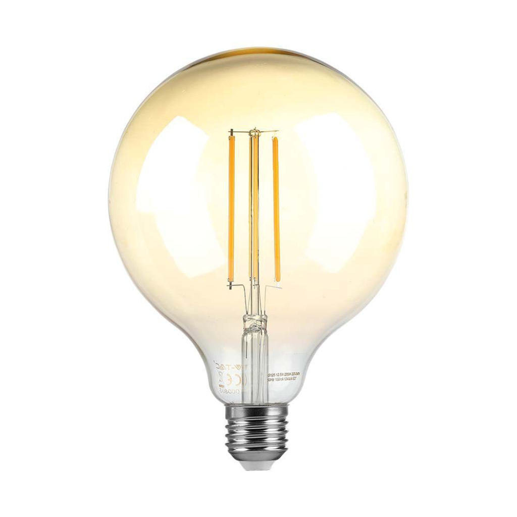 Ampoule LED E27 8 W — G125, 2200K