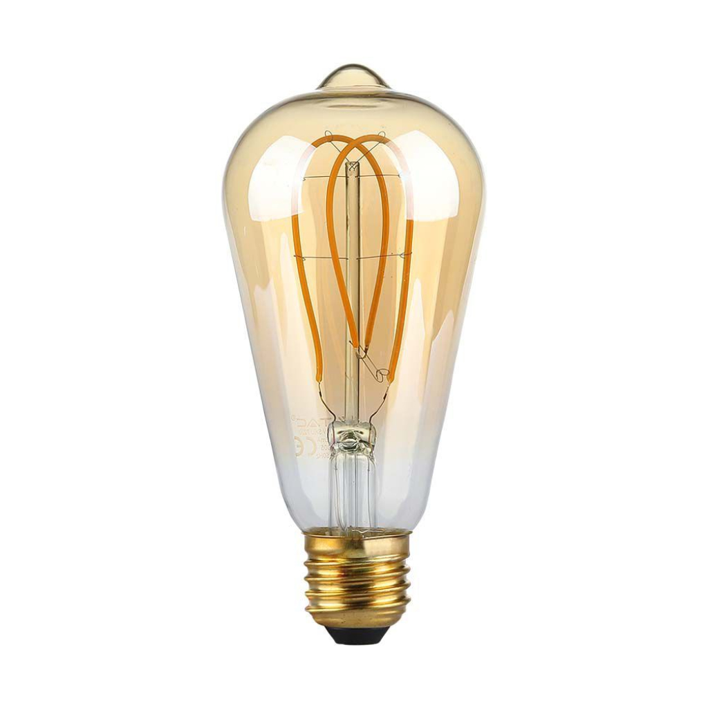 Ampoule LED E27 4,8 W — ST64, 1800K (VT-2066-N)
