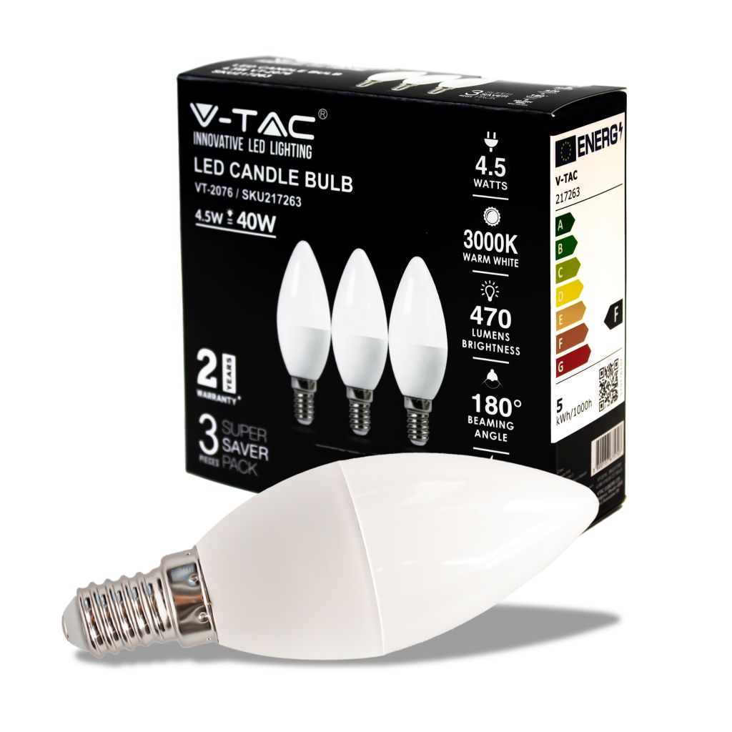 Ampoule LED E14 4,5 W — Candela (VT-2076)