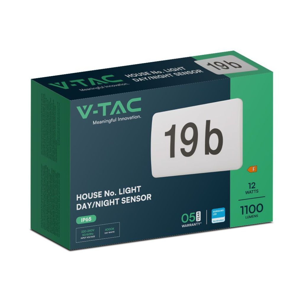 Applique LED extérieure 12 W — IP65, 4000K (VT-81006)