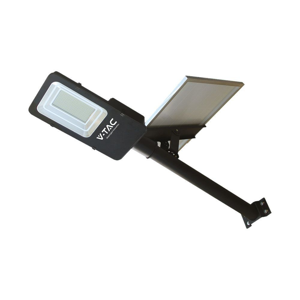 Lampadaire routier LED solaire — IP65, 4000K (VT-ST201)