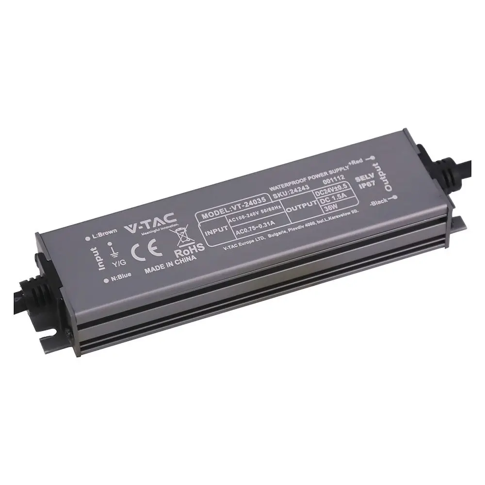 Alimentation LED 36 W — IP67 (VT-24035)