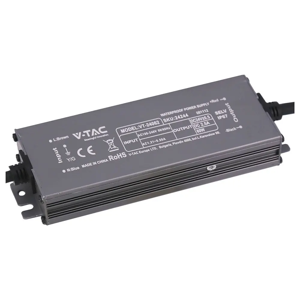 Alimentation LED 60 W — IP67 (VT-24062)