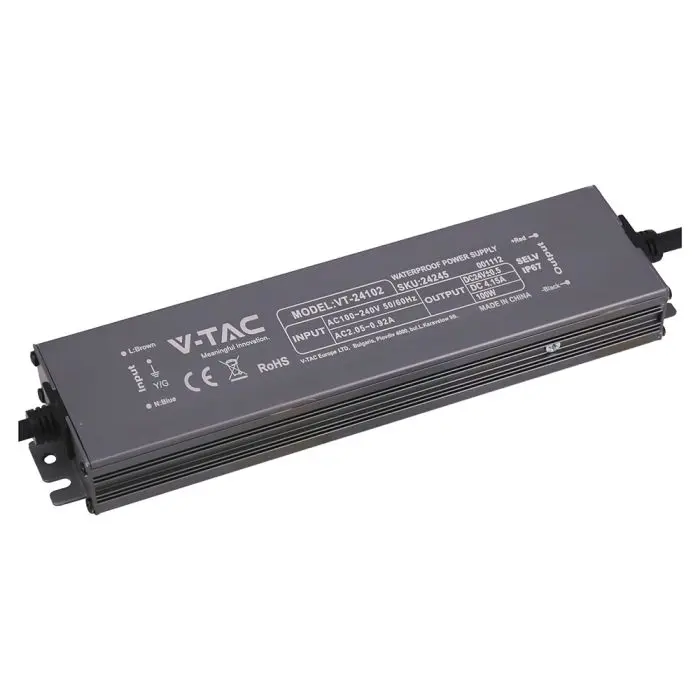 Alimentation LED 100 W — IP67 (VT-24102)