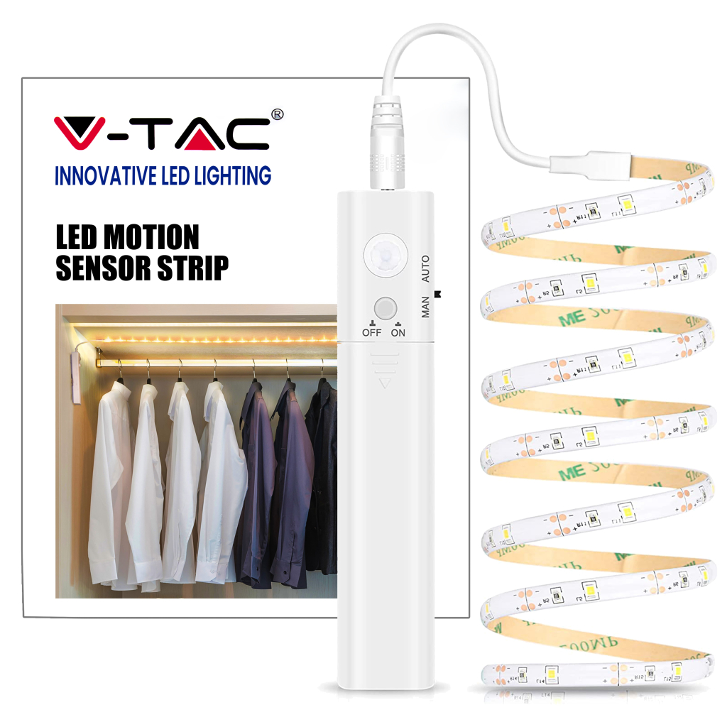 Kit de ruban LED — IP65, 3000K (VT-8082)