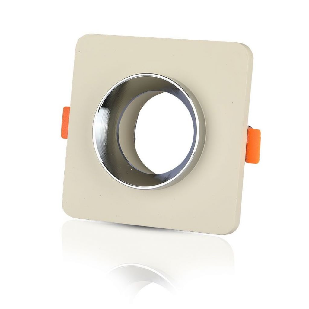 Support de spot GU10 en plâtre — IP20 (VT-862-CHR)