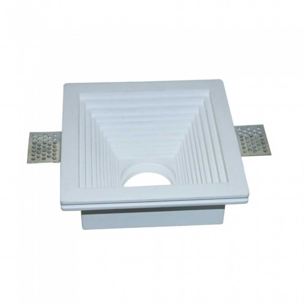 Support de spot GU10 en plâtre — IP20 (VT-867-SQ)