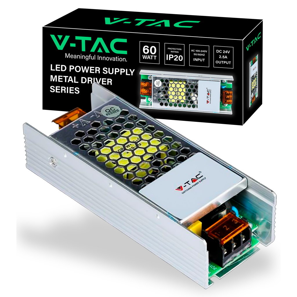 Alimentation LED 60 W — IP20 (VT-24061)
