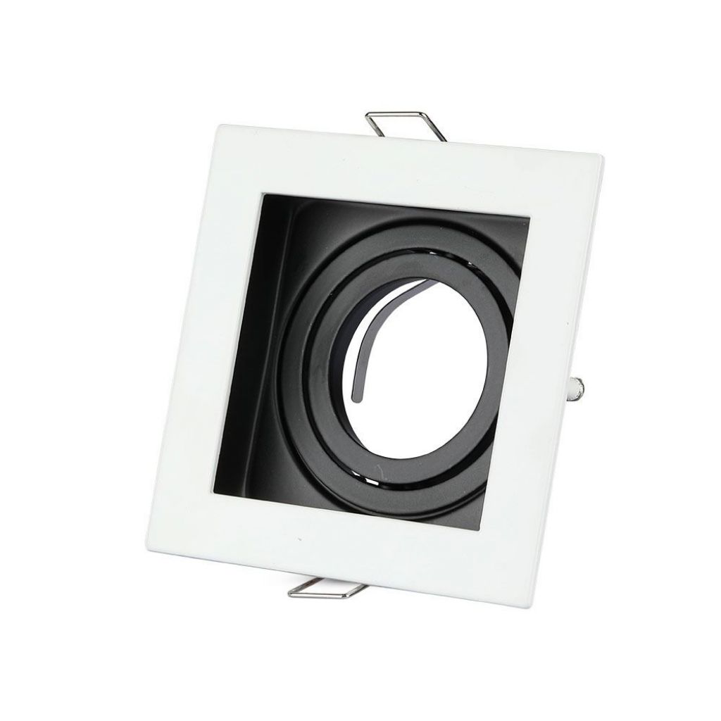 Support de spot LED encastrable — IP20 (VT-781SQ-WH)