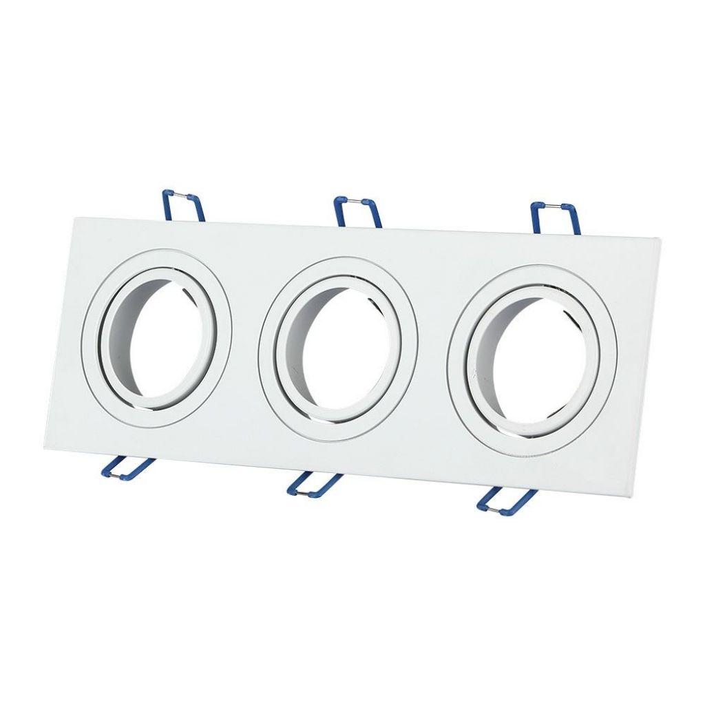 Support de spot LED encastrable — IP20 (VT-784SQ-WH)