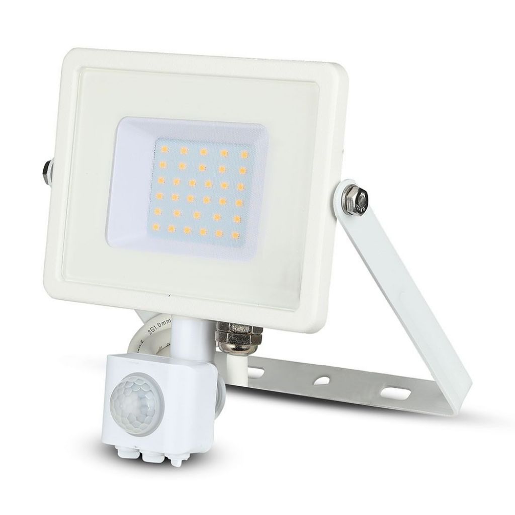 Projecteur LED avec détecteur 30 W — IP65, 4000K
