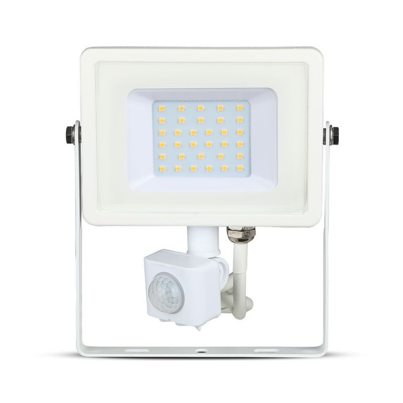 Projecteur LED avec détecteur 30 W — IP65, 6400K