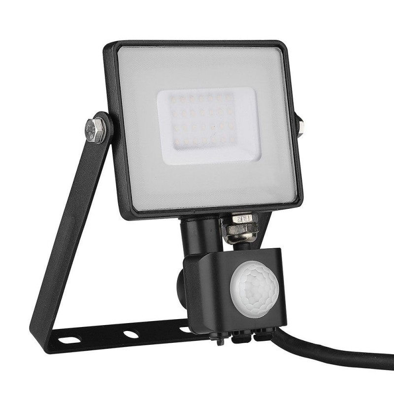 Projecteur LED avec détecteur 30 W — IP65, 3000K