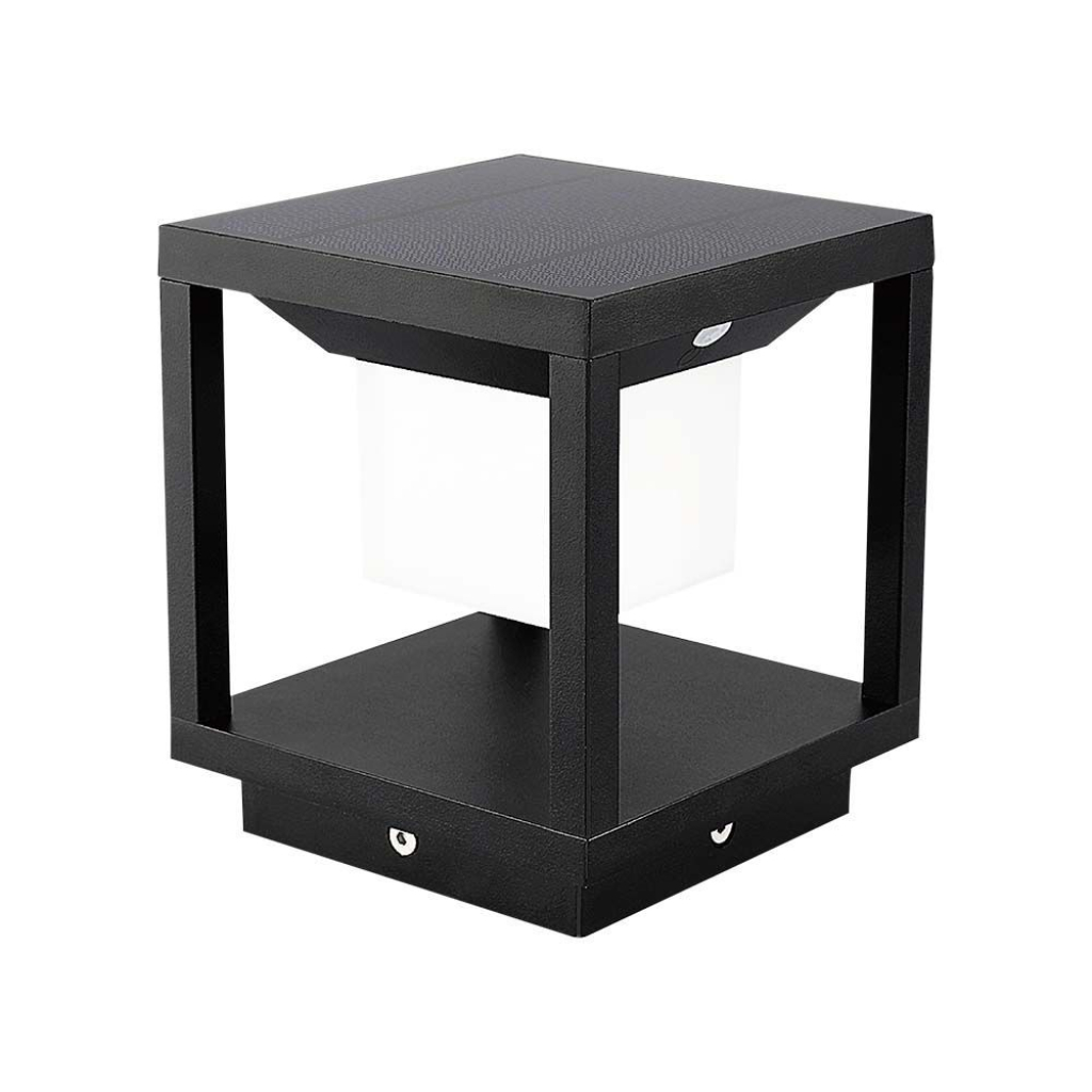 Lampe LED solaire de jardin 2 W — IP65, 3000K (VT-11022-B)