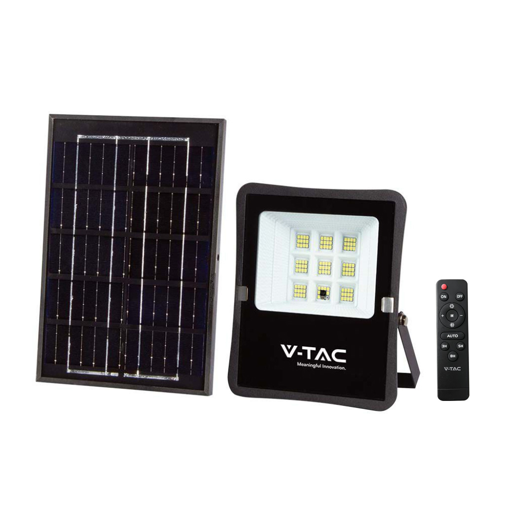 Projecteur LED solaire 6 W — IP65, 4000K (VT-55050)