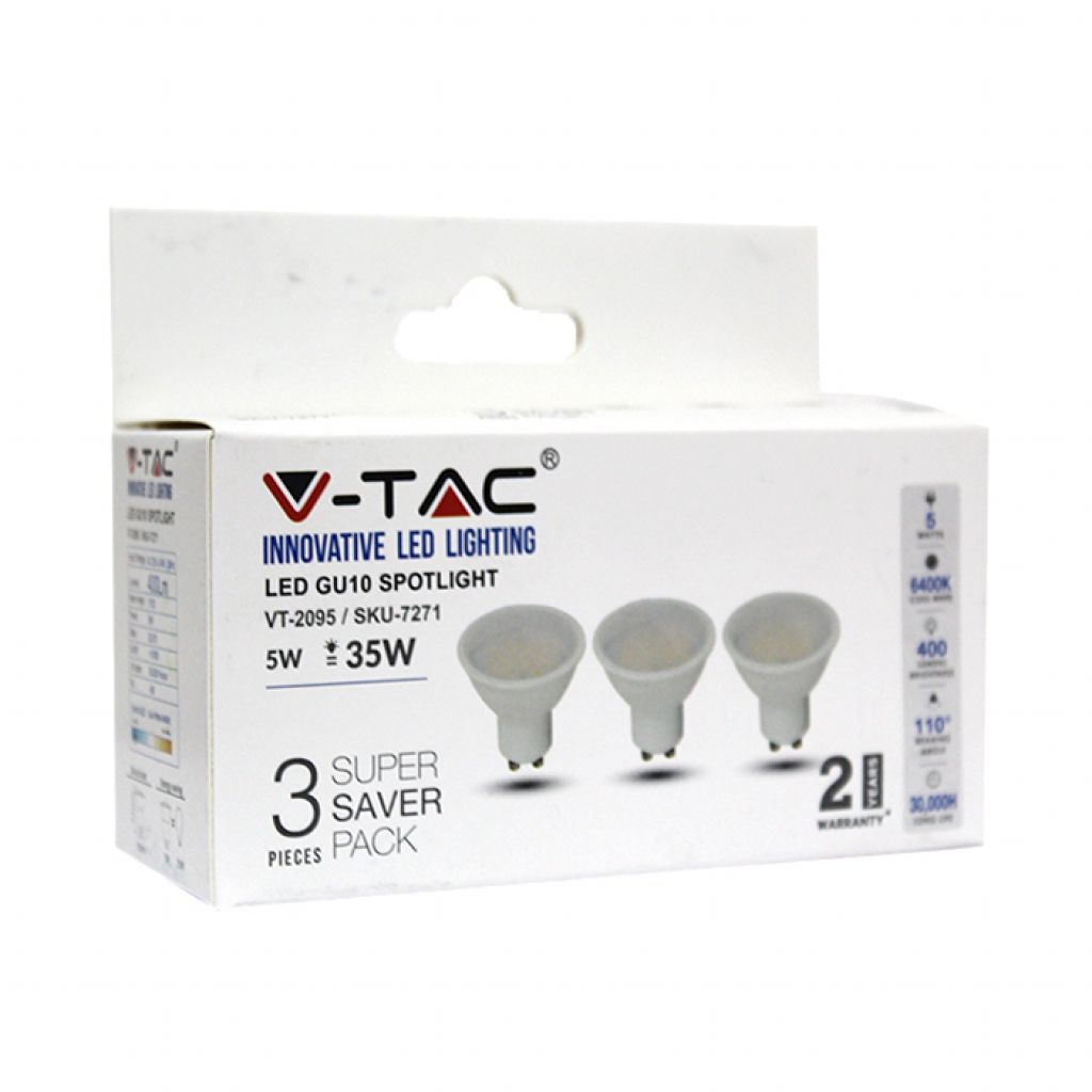 Ampoule LED 5 W — PAR16, 6400K