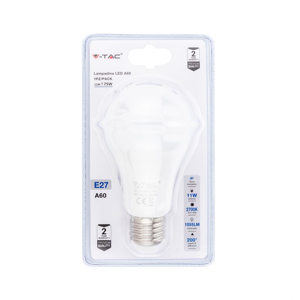 Ampoule LED 11 W — A60, 2700K