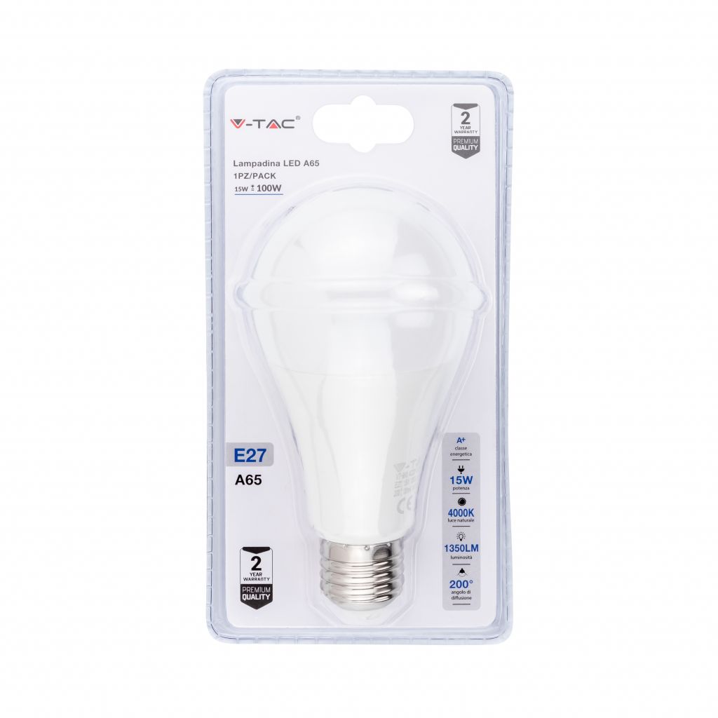 Ampoule LED 15 W — A65, 4000K