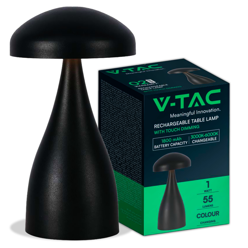 Lampe de table LED rechargeable 1 W — IP20, 3000K (VT-1041)