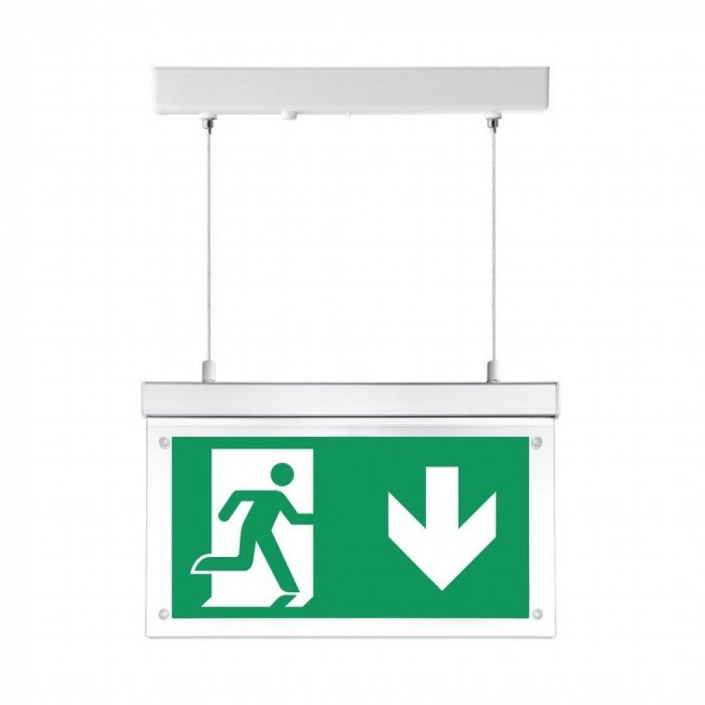 Plafonnier LED de secours 2 W — IP20, 6000K (VT-520)