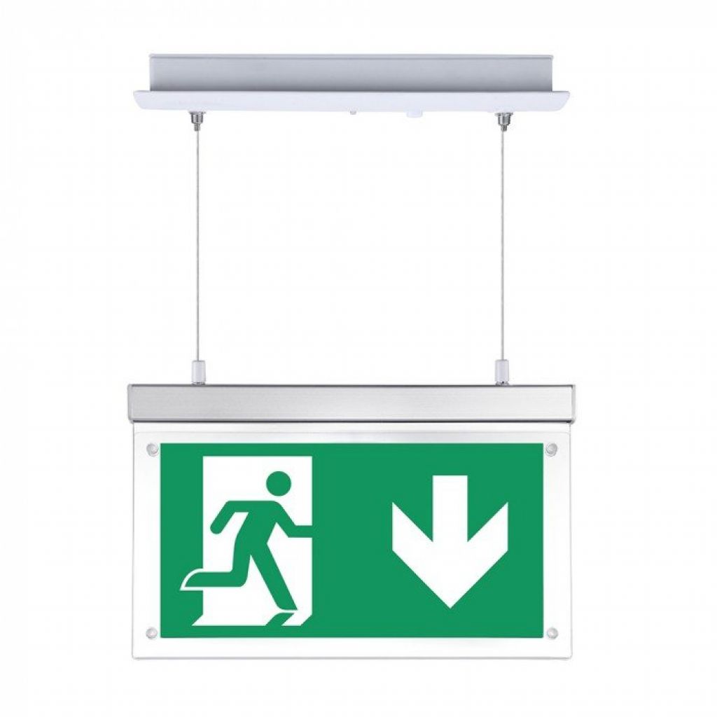 Plafonnier LED de secours 2 W — IP20, 6000K (VT-521)