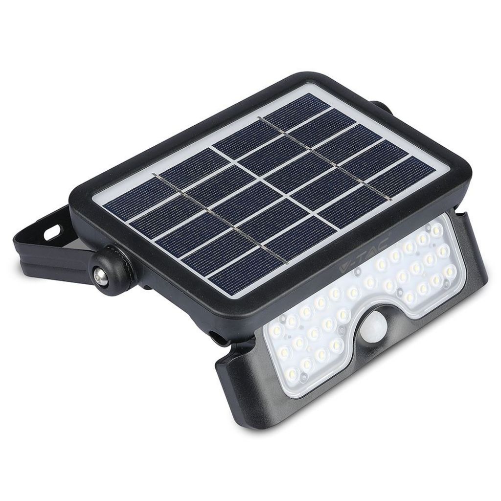 Lampe LED solaire de jardin 5 W — IP65, 4000K (VT-777-5)