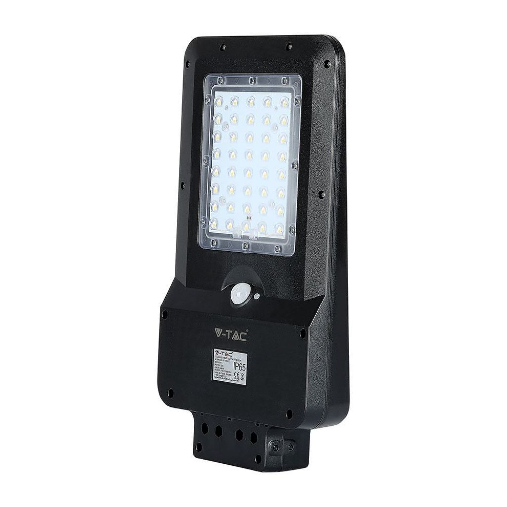 Lampadaire routier LED solaire 15 W — 106 lm/W, IP65