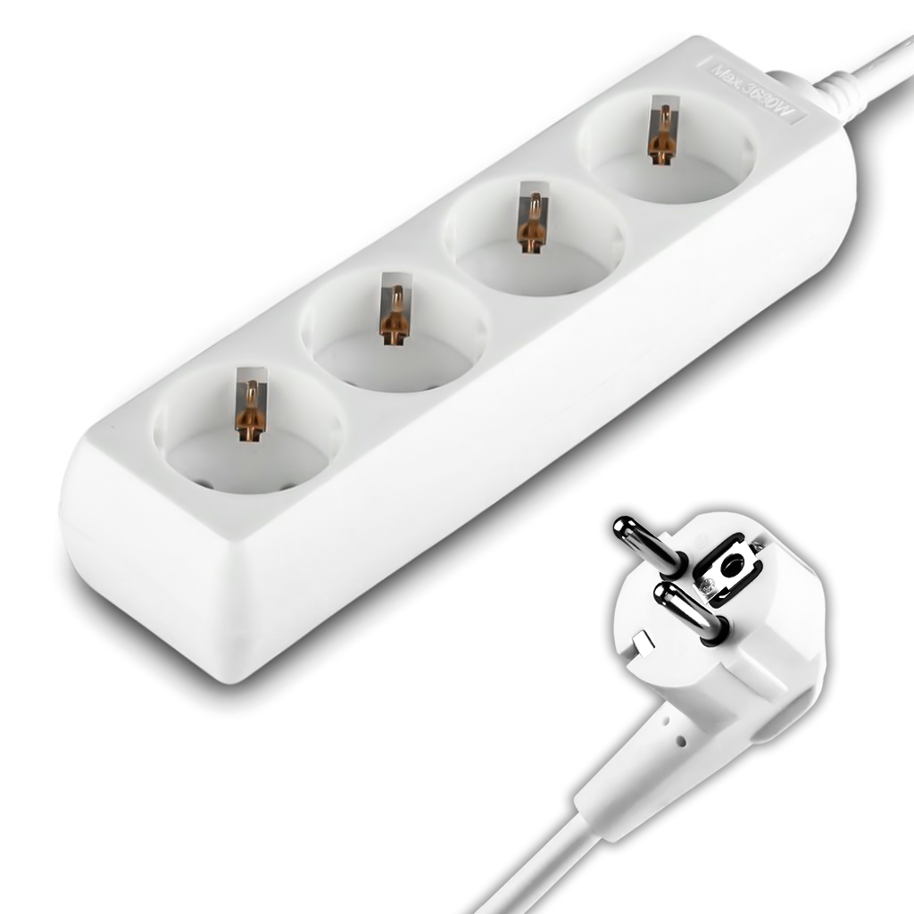 Multiprise et fiche électrique — IP20 (VT-1104)