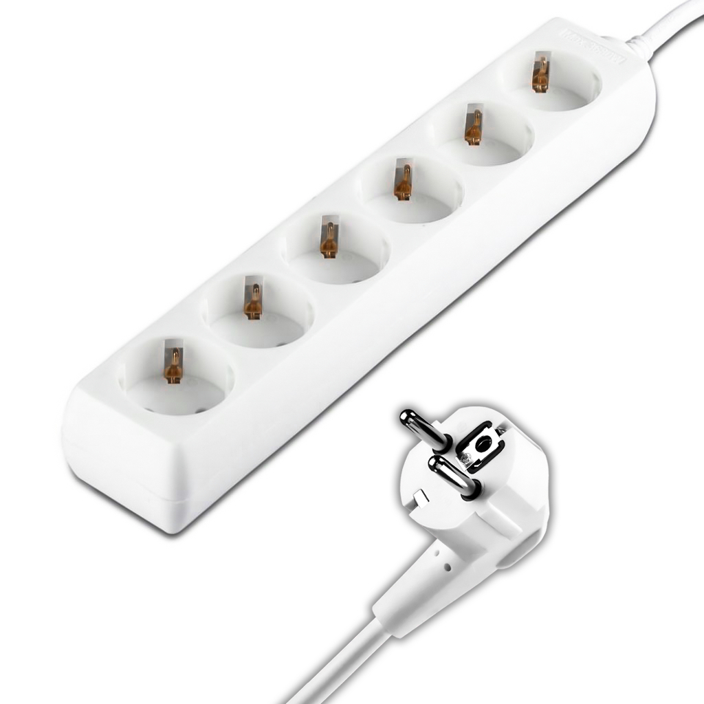 Multiprise et fiche électrique — IP20 (VT-1106)