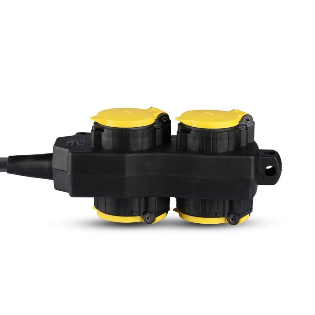Multiprise et fiche électrique — IP44 (VT-1124-3)